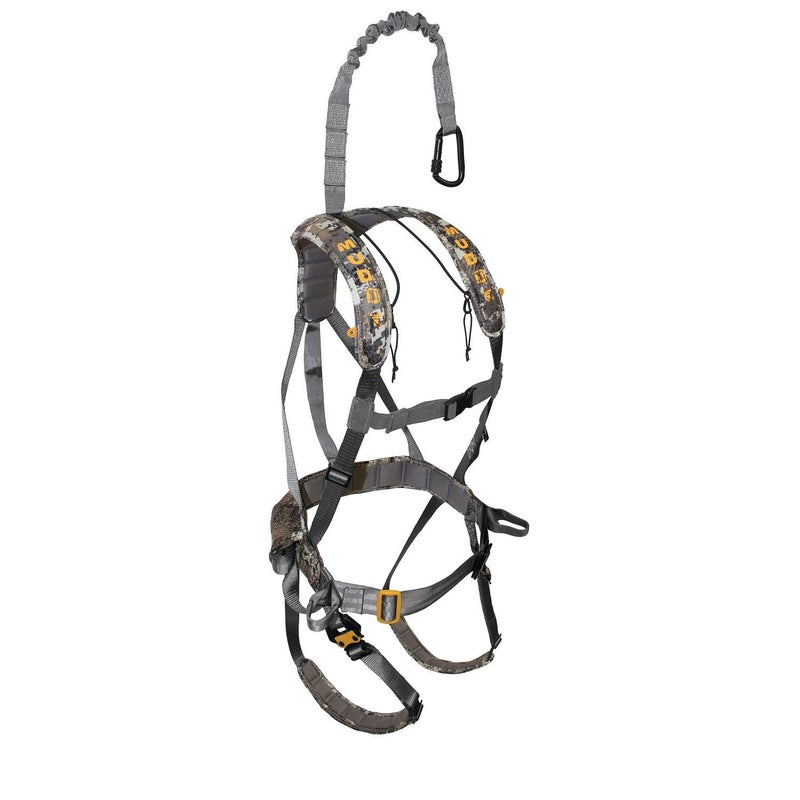 MUDDY Ambush Safety Harness with Quick-Release Buckles, Padded Waist Strap, and Durable Elastic Chest Strap (Optifade Elevated II Camoflauge) - Image 1